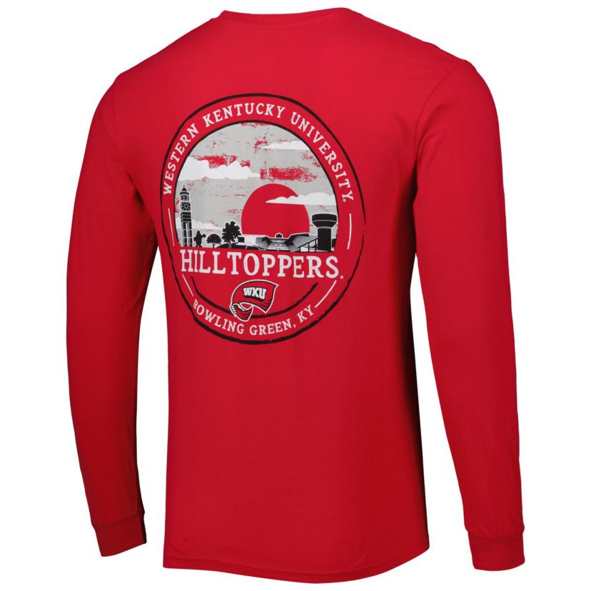 NCAA Western Kentucky Hilltoppers Circle Campus Scene Long Sleeve T-Shirt