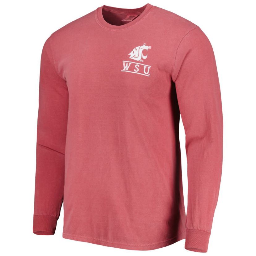 NCAA Washington State Cougars Circle Campus Scene Long Sleeve T-Shirt