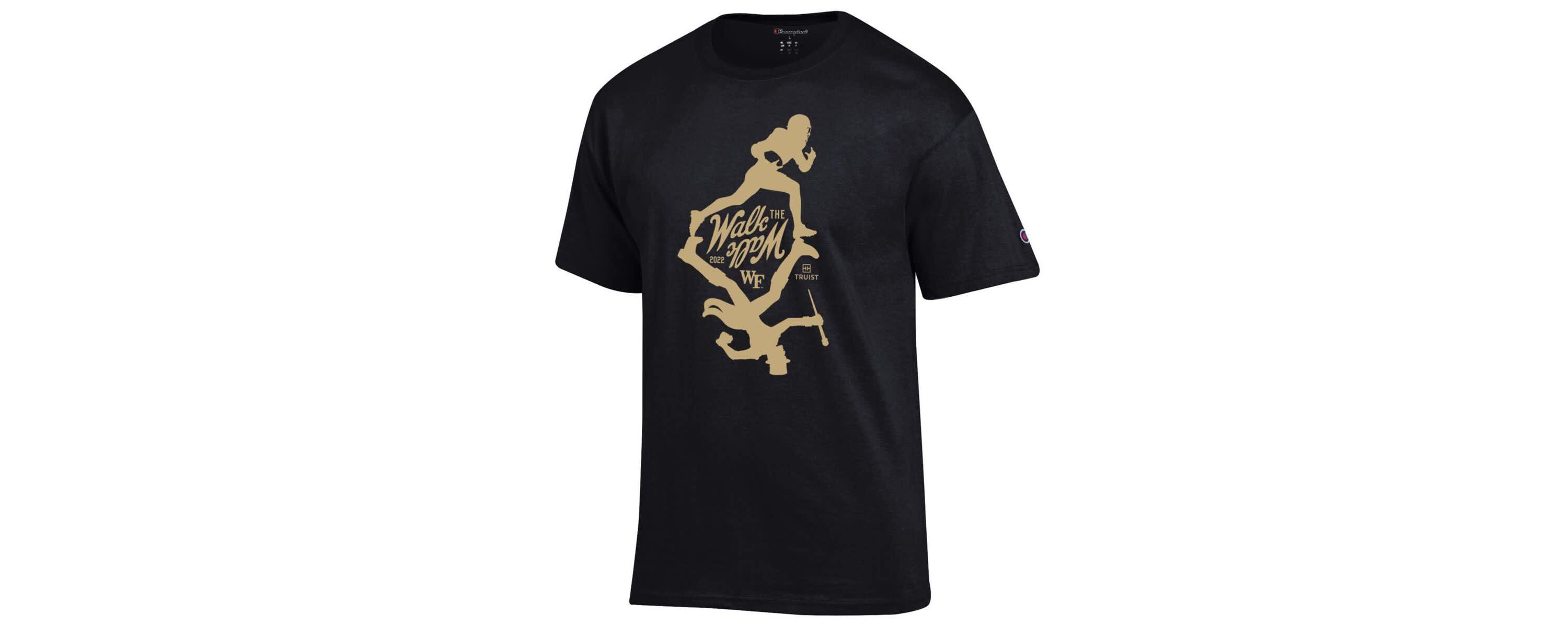 NCAA Wake Forest Demon Deacons 2022 Football Walk the Walk T-Shirt