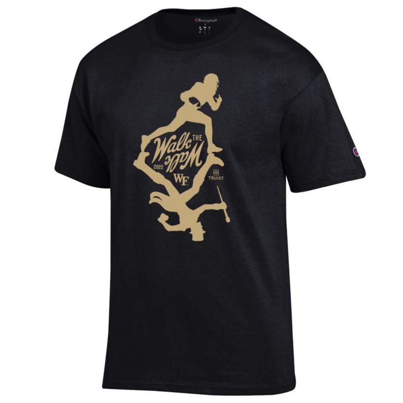 NCAA Wake Forest Demon Deacons 2022 Football Walk the Walk T-Shirt