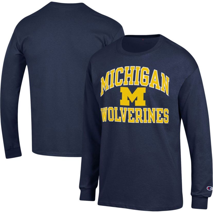 NCAA Michigan Wolverines High Motor Long Sleeve T-Shirt