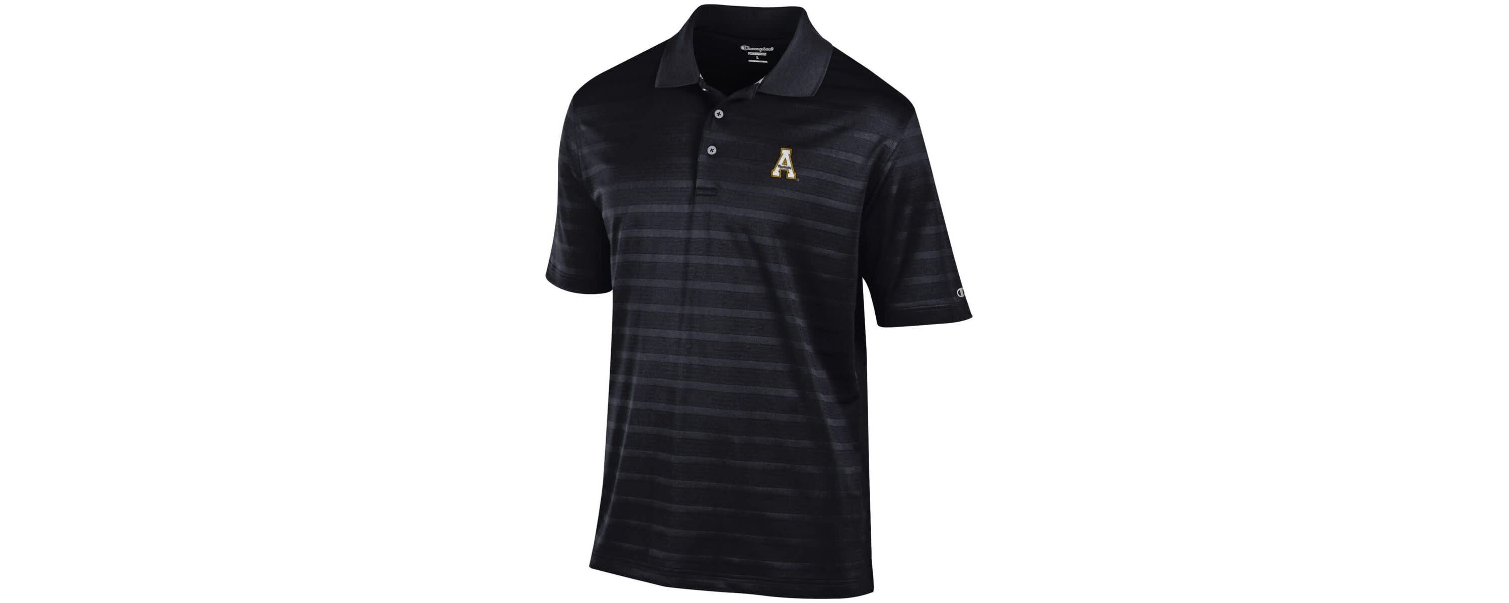 NCAA Appalachian State Mountaineers Relaxed Fit Textured Solid Polo