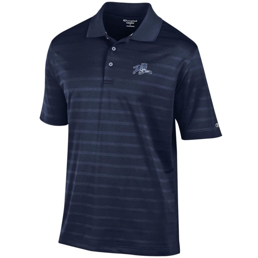 NCAA Jackson State Tigers Relaxed Fit Textured Solid Polo