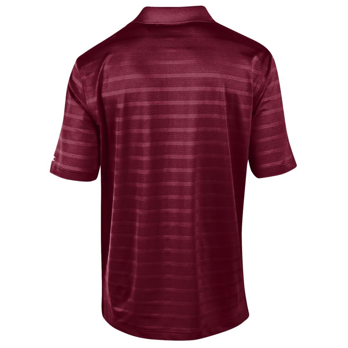 Morehouse Maroon Tigers NCAA Morehouse Tigers Relaxed Fit Textured Solid Polo