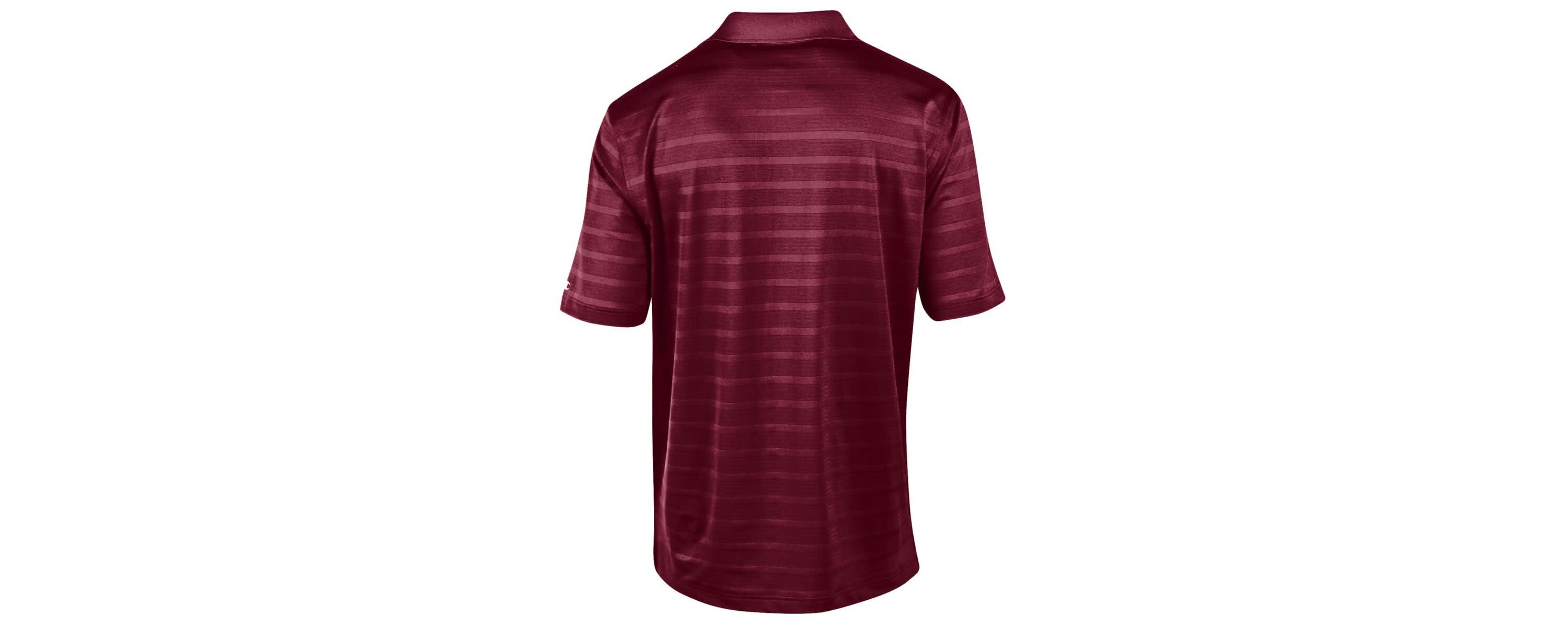 Morehouse Maroon Tigers NCAA Morehouse Tigers Relaxed Fit Textured Solid Polo