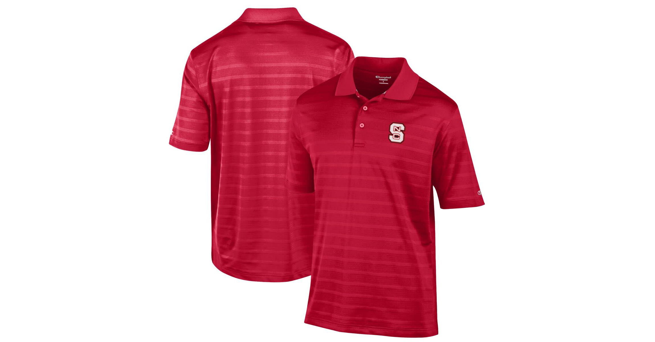 NCAA NC State Wolfpack Relaxed Fit Textured Solid Polo