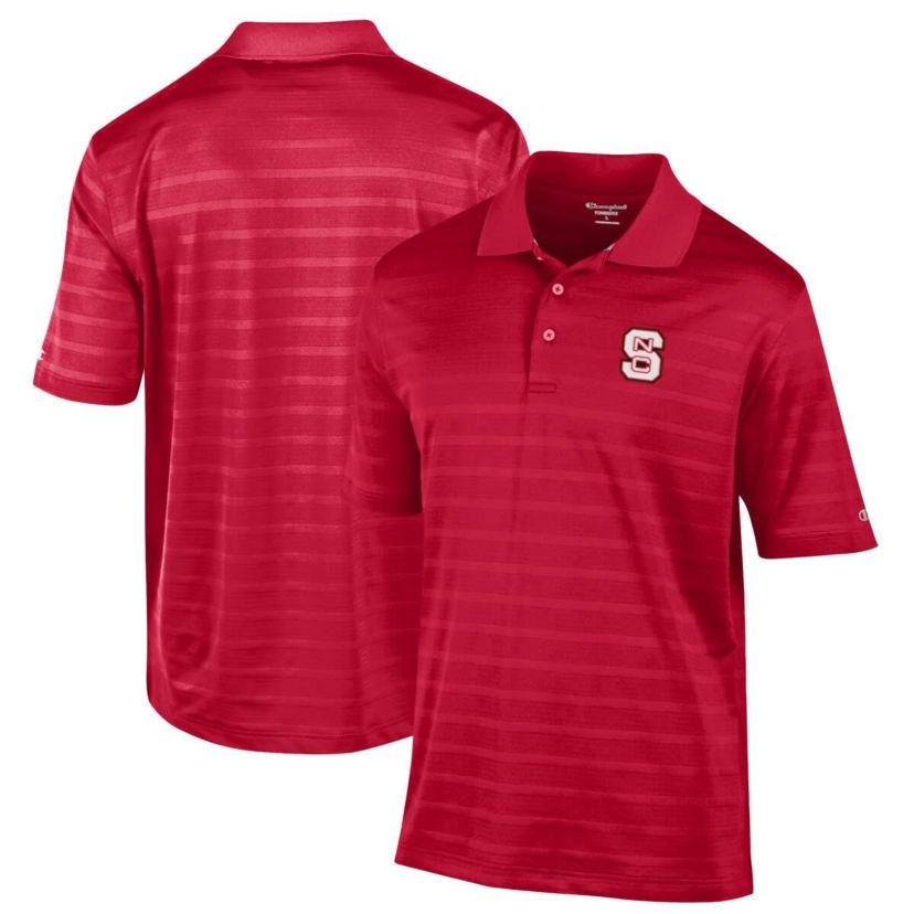 NCAA NC State Wolfpack Relaxed Fit Textured Solid Polo