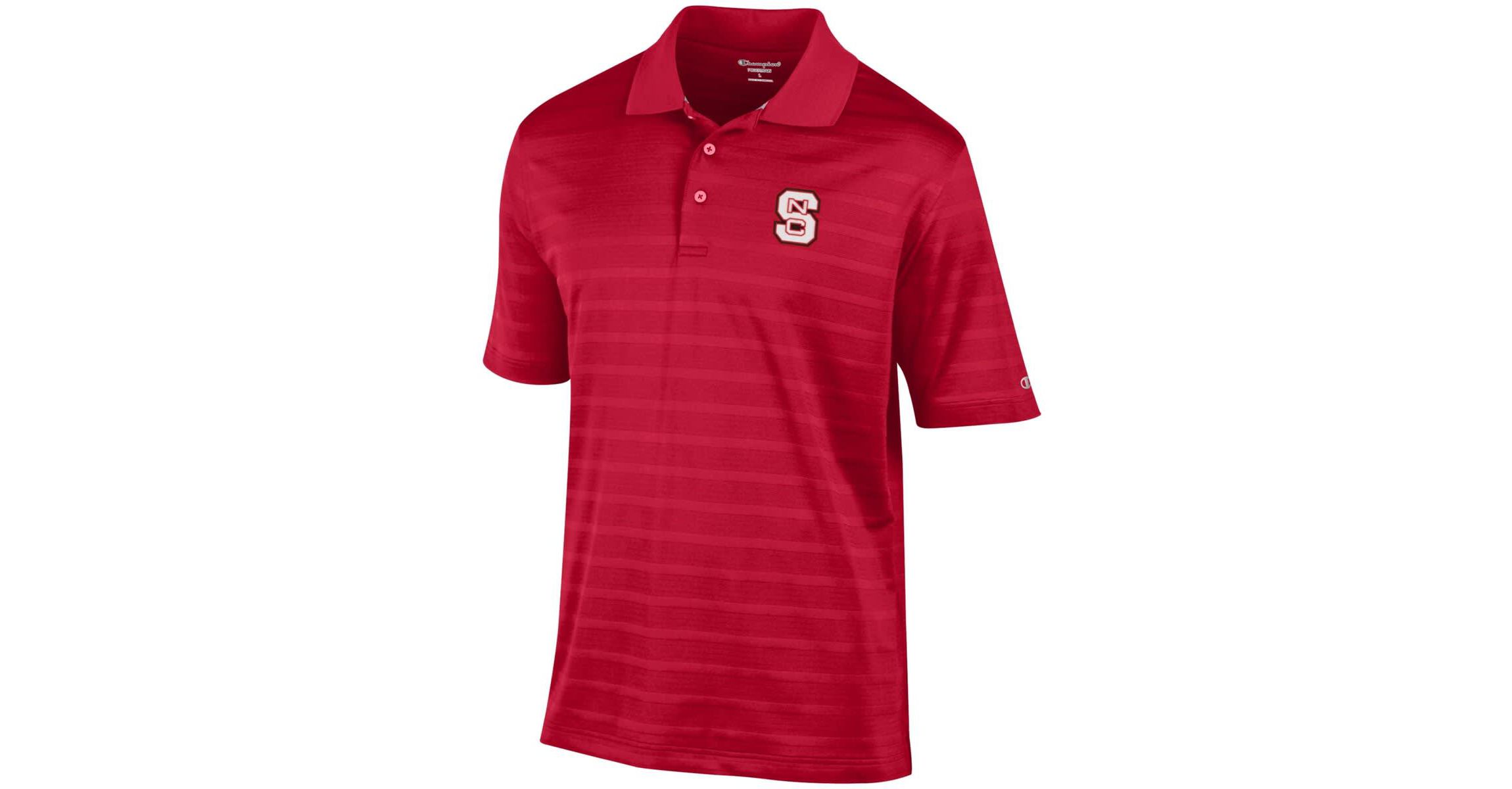 NCAA NC State Wolfpack Relaxed Fit Textured Solid Polo