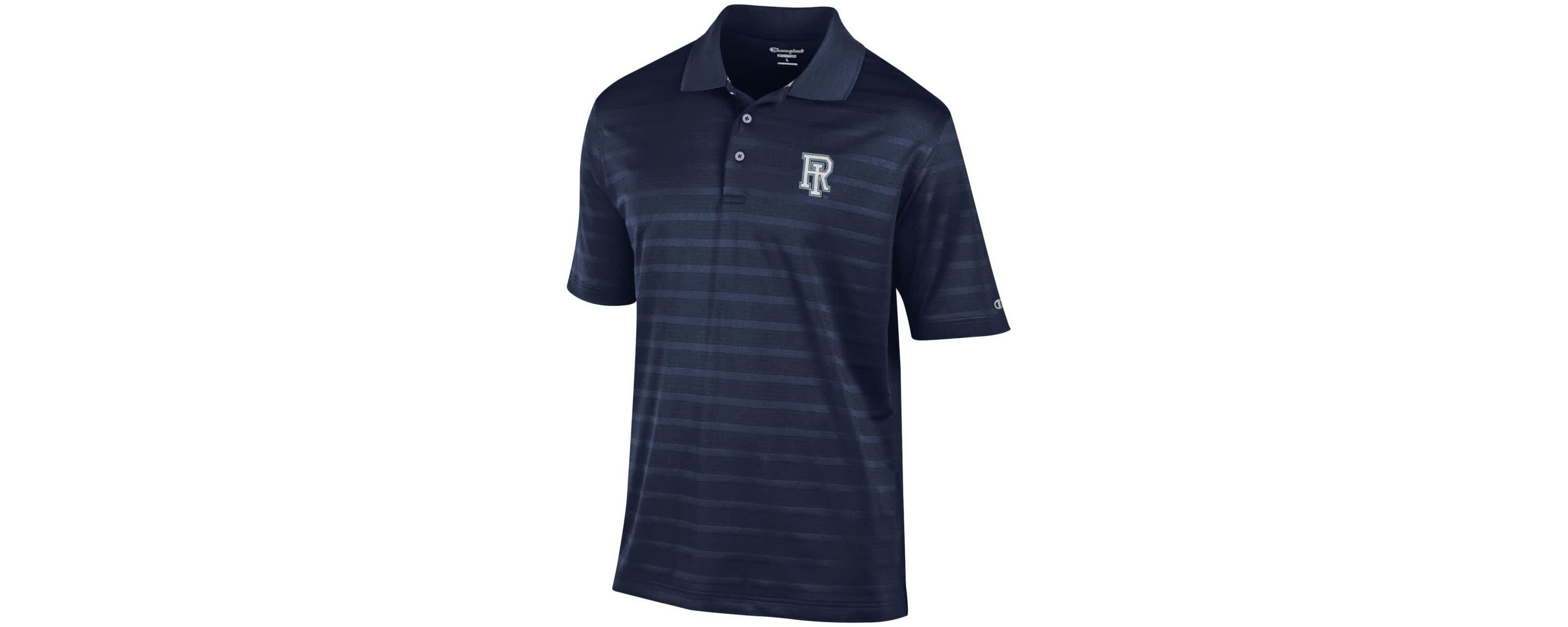 NCAA Rhode Island Rams Textured Solid Polo