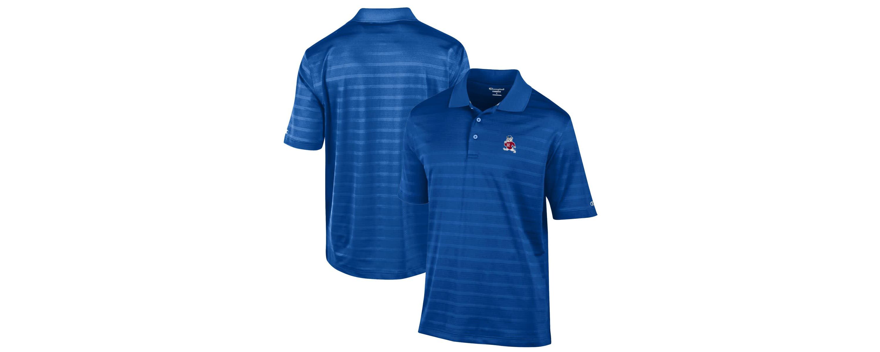 SC State Bulldogs NCAA South Carolina State Bulldogs Textured Solid Polo