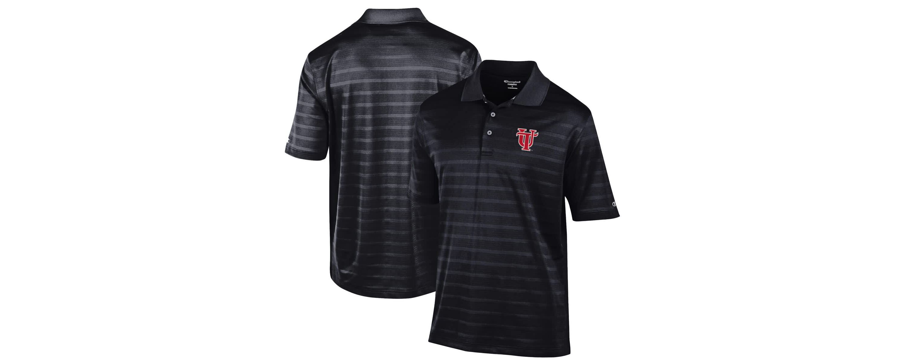 NCAA University of Tampa Spartans Textured Solid Polo