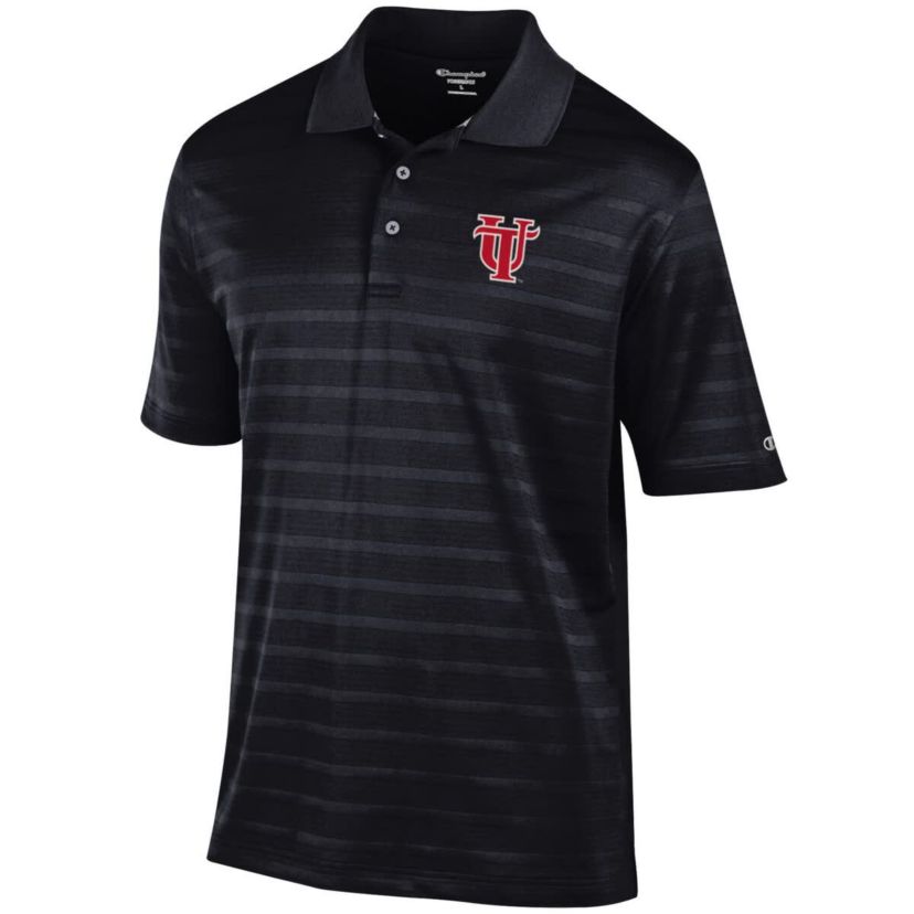 NCAA University of Tampa Spartans Textured Solid Polo