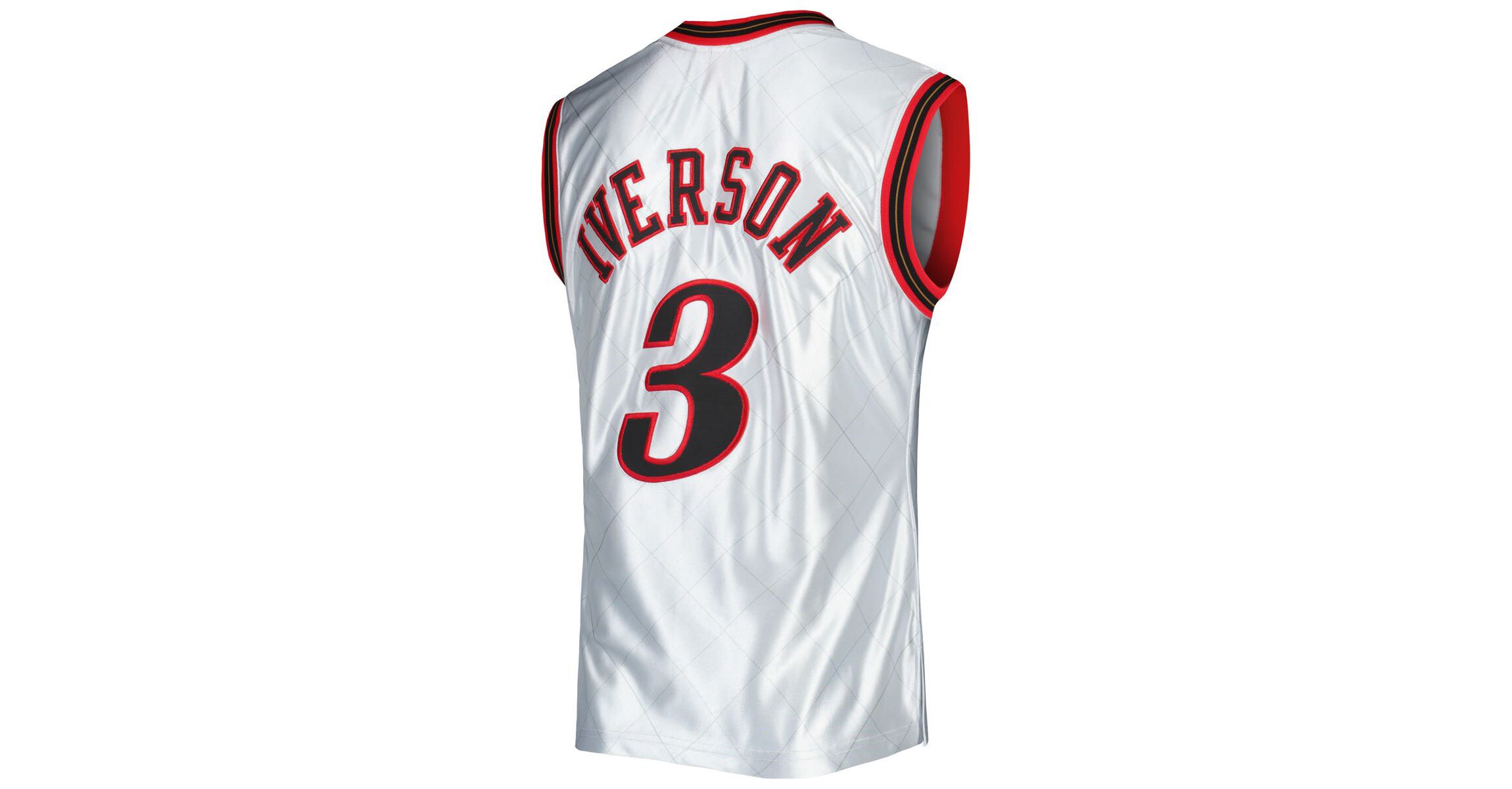NBA Allen Iverson Philadelphia 76ers 2000/01 Hardwood Classics 75th Anniversary Swingman Jersey