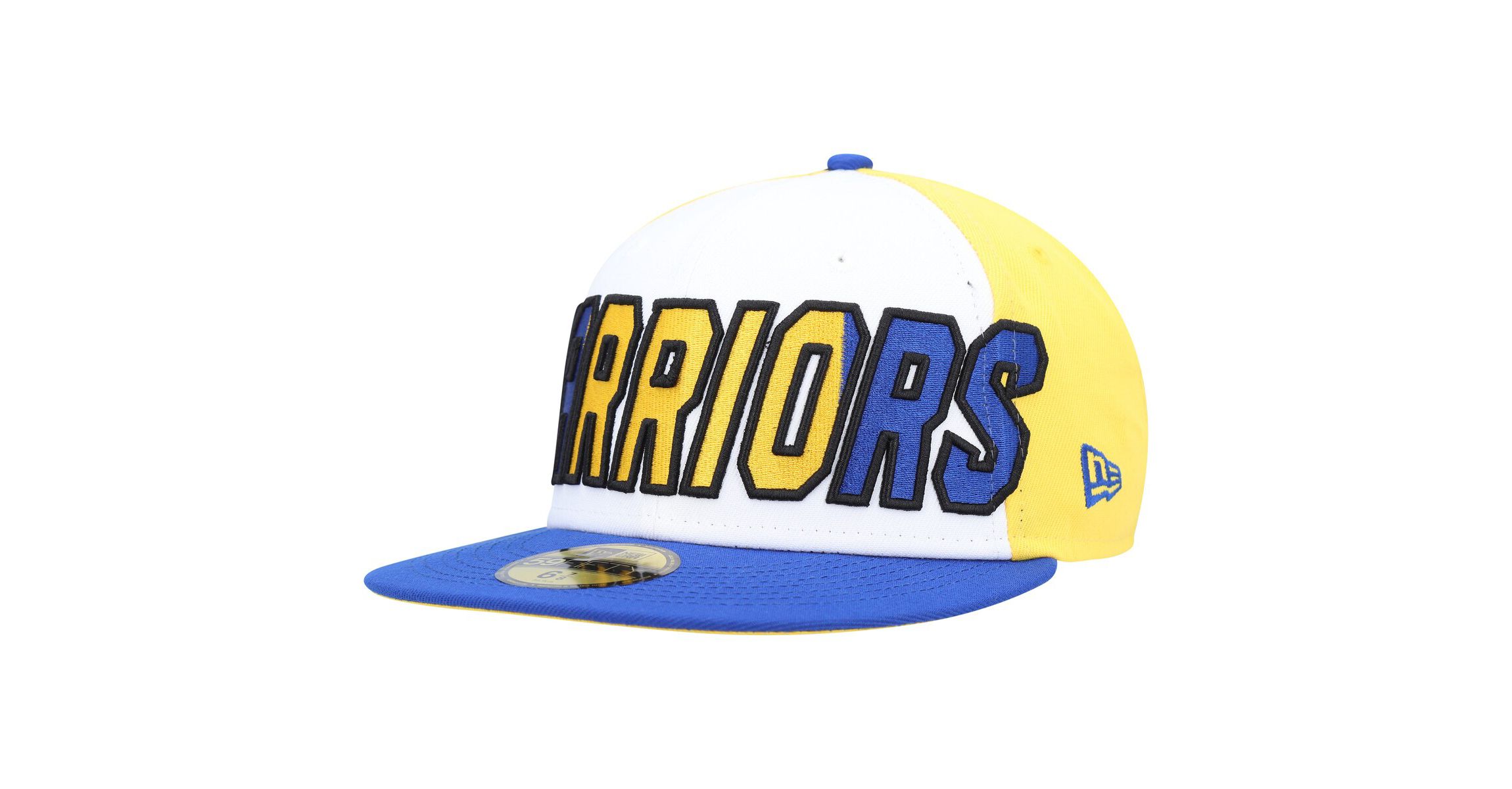 NBA White/Royal Golden State Warriors Back Half 9FIFTY Fitted Hat