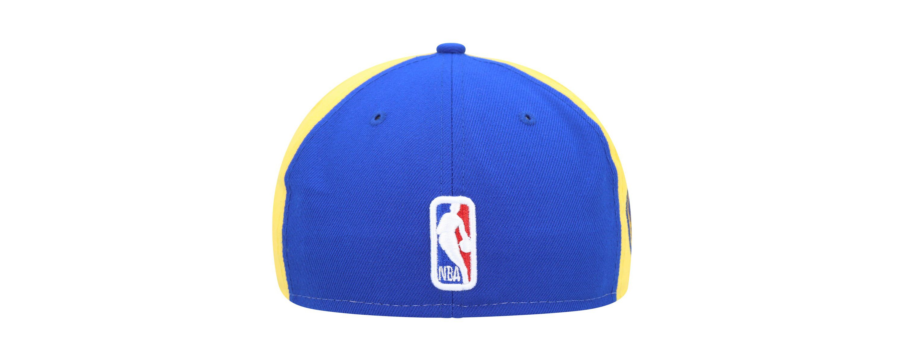 NBA White/Royal Golden State Warriors Back Half 9FIFTY Fitted Hat
