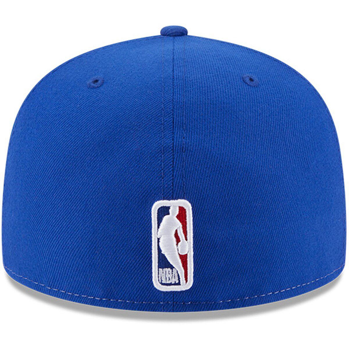 NBA White/Royal Philadelphia 76ers Back Half 9FIFTY Fitted Hat