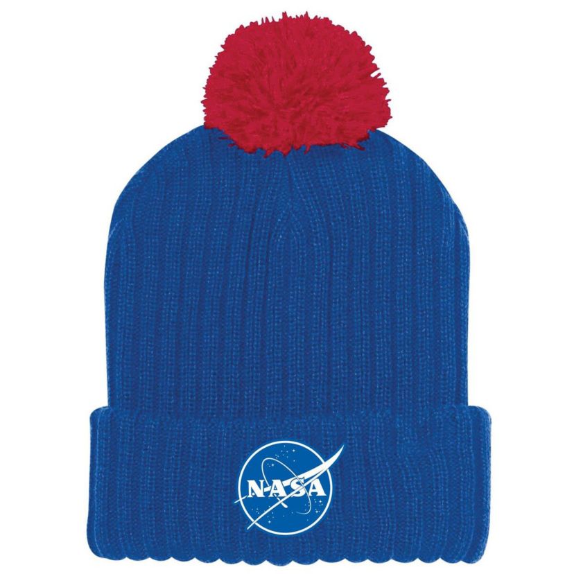 Navy Midshipmen NCAA Under Armour Midshipmen 2022 Special Games NASA Cuffed Knit Hat with Pom