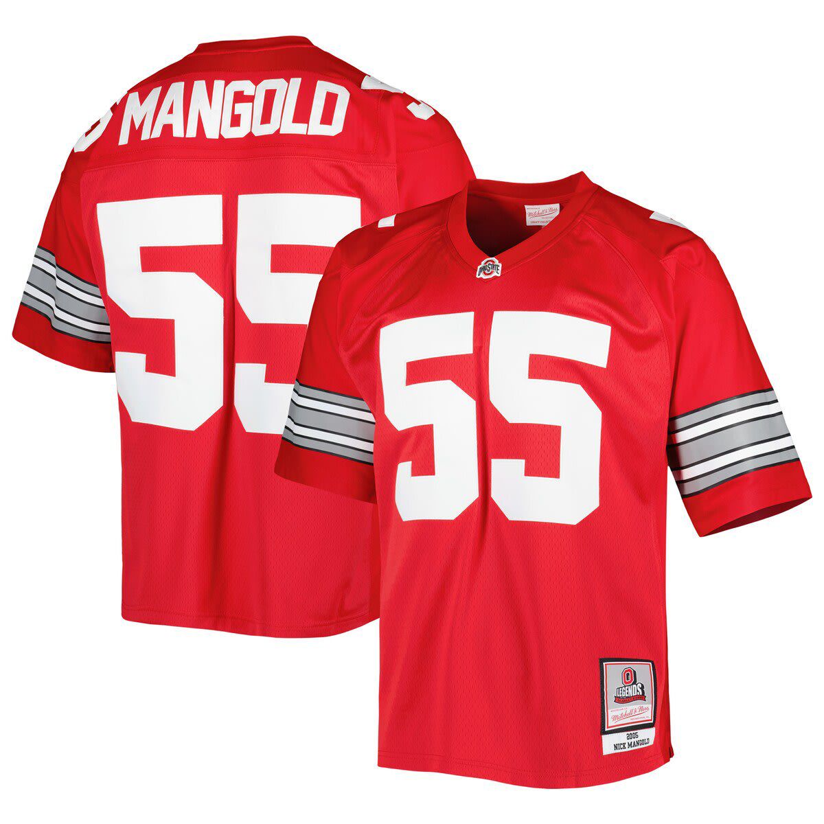 NCAA Nick Mangold Ohio State Buckeyes Authentic Jersey