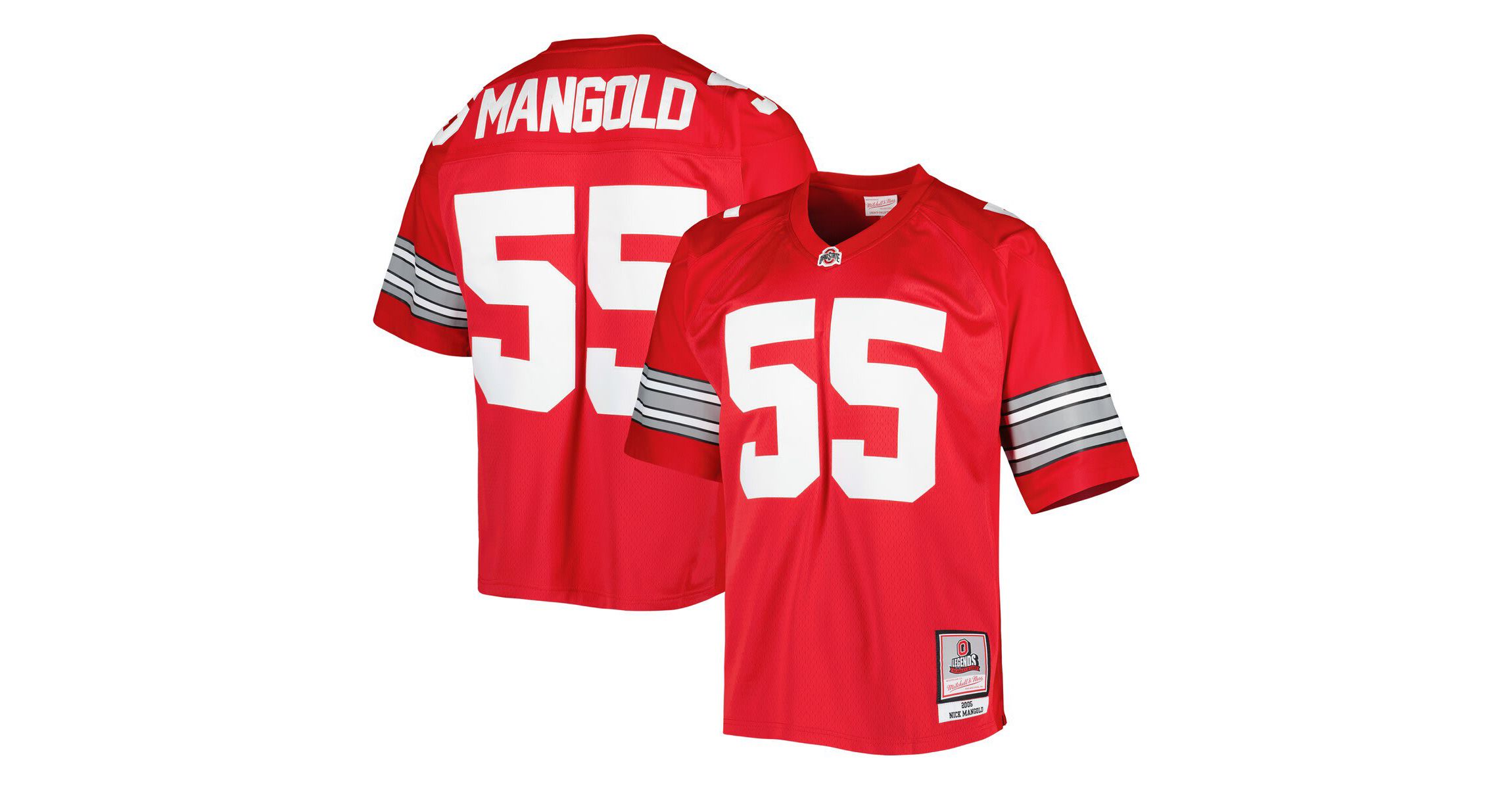 NCAA Nick Mangold Ohio State Buckeyes Authentic Jersey