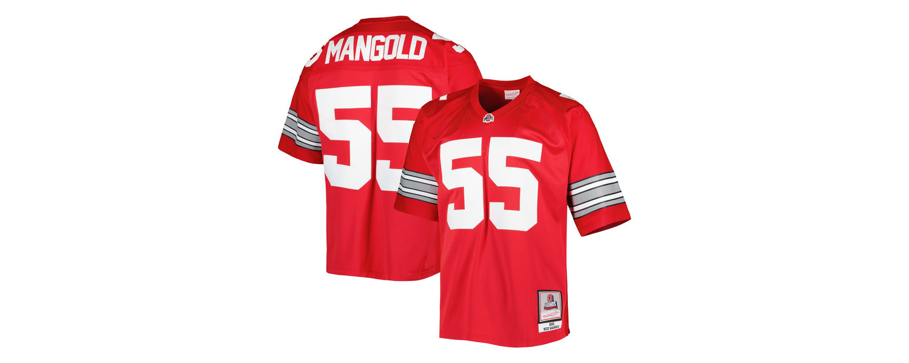 NCAA Nick Mangold Ohio State Buckeyes Authentic Jersey