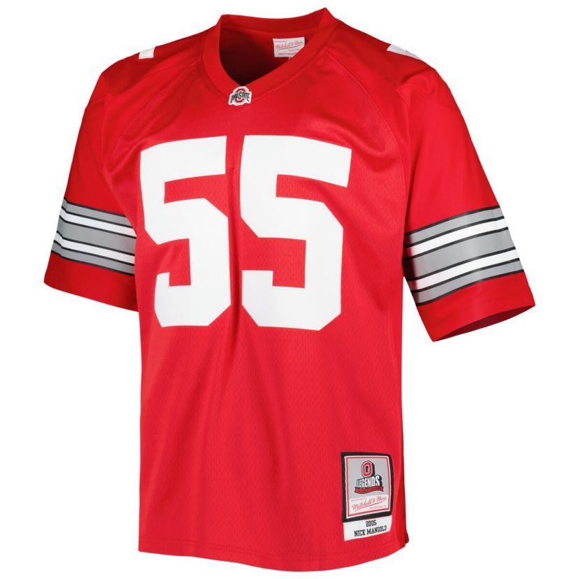 NCAA Nick Mangold Ohio State Buckeyes Authentic Jersey