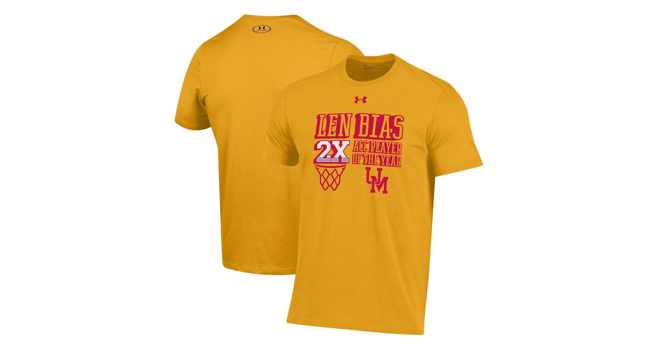 NCAA Under Armour Maryland Terrapins Len Bias Performance T-Shirt