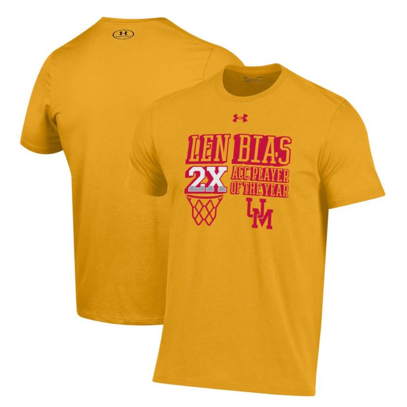 NCAA Under Armour Maryland Terrapins Len Bias Performance T-Shirt