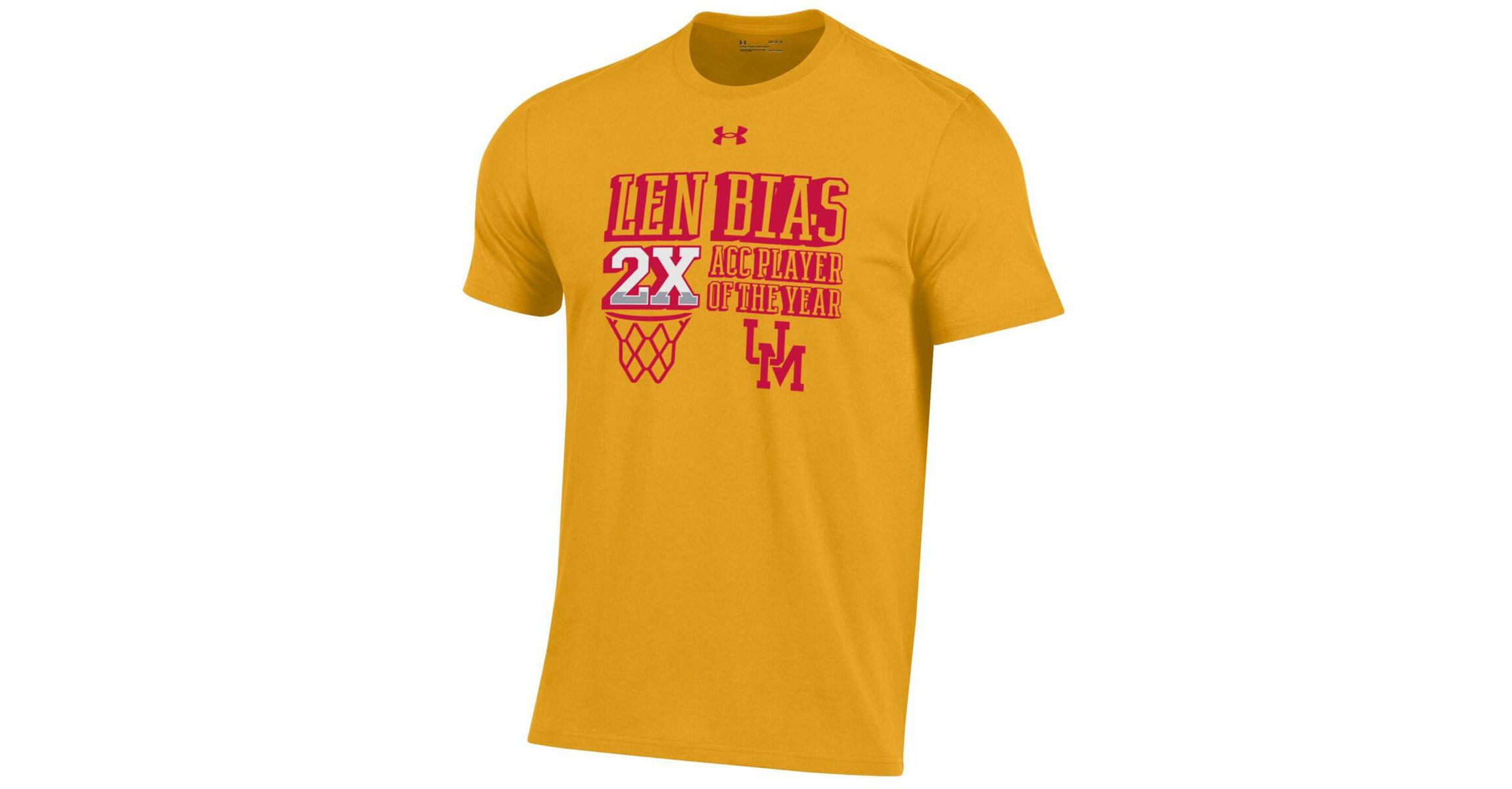 NCAA Under Armour Maryland Terrapins Len Bias Performance T-Shirt
