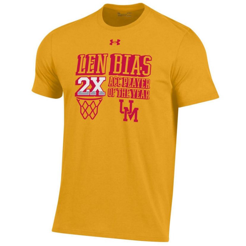 NCAA Under Armour Maryland Terrapins Len Bias Performance T-Shirt
