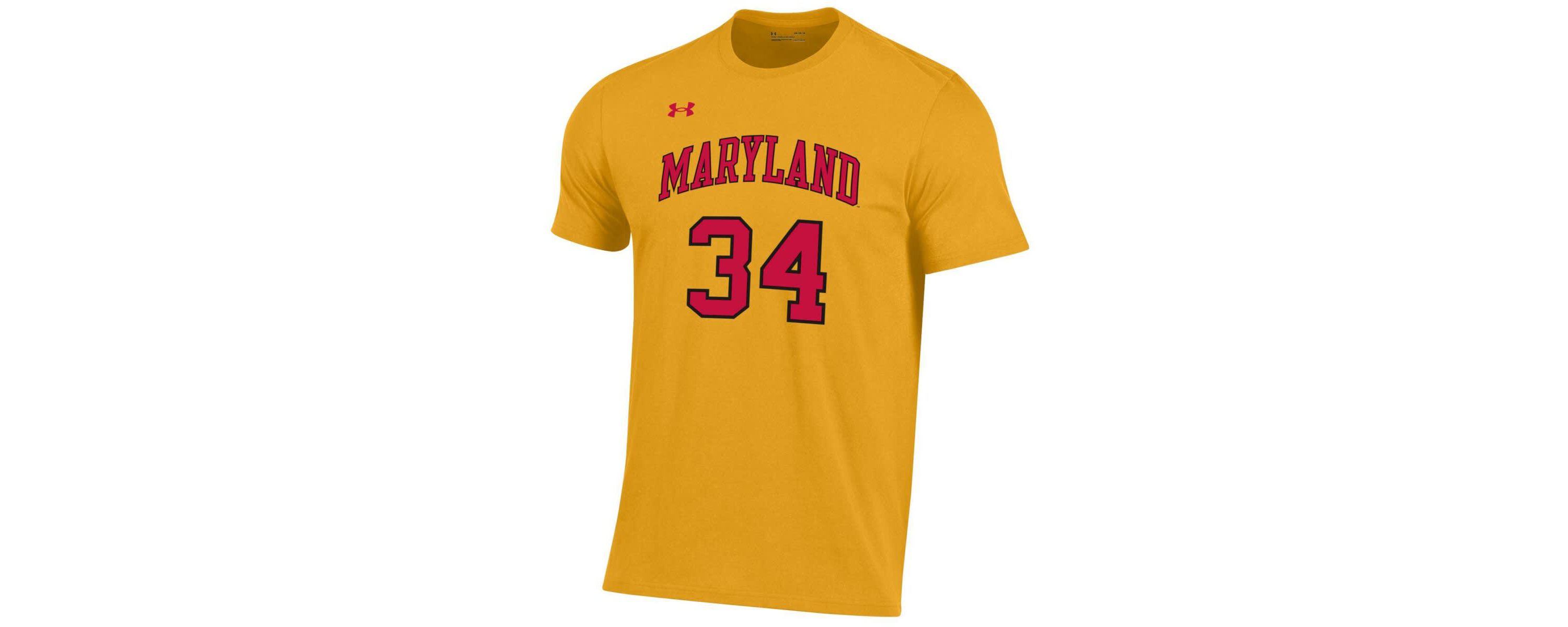 NCAA Under Armour Maryland Terrapins Len Bias Performance T-Shirt