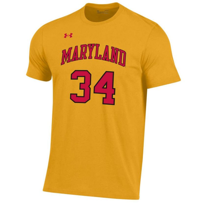 NCAA Under Armour Maryland Terrapins Len Bias Performance T-Shirt