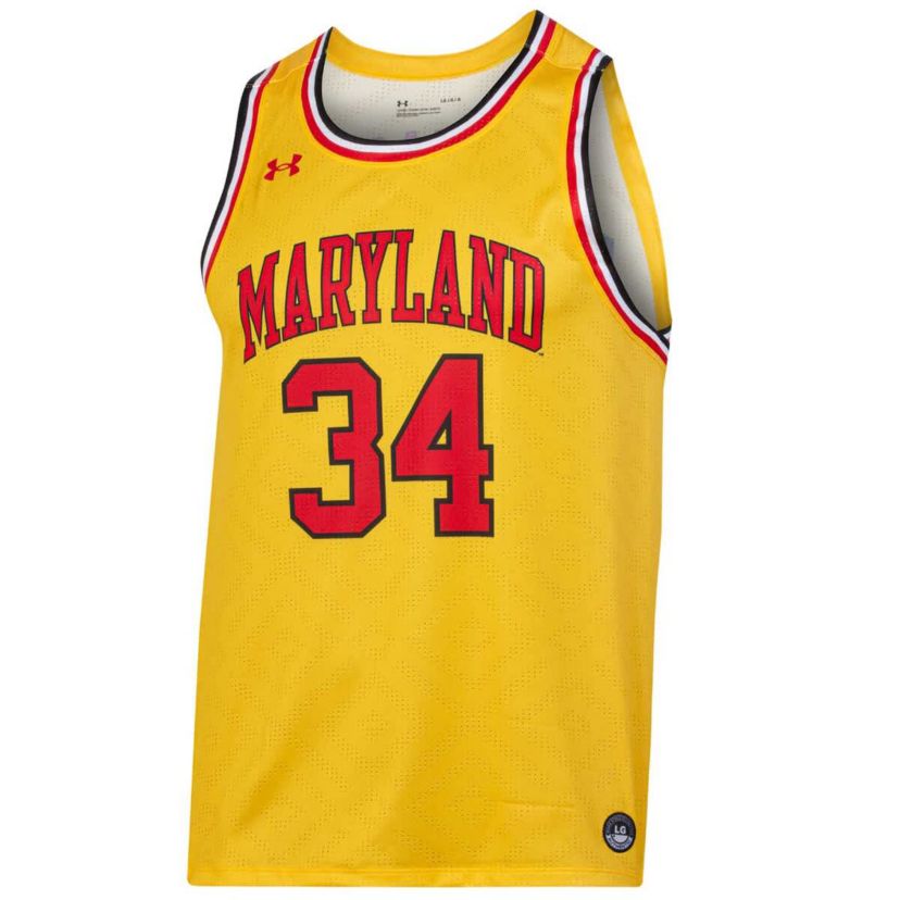 NCAA Under Armour Len Bias Maryland Terrapins Replica Player Jersey