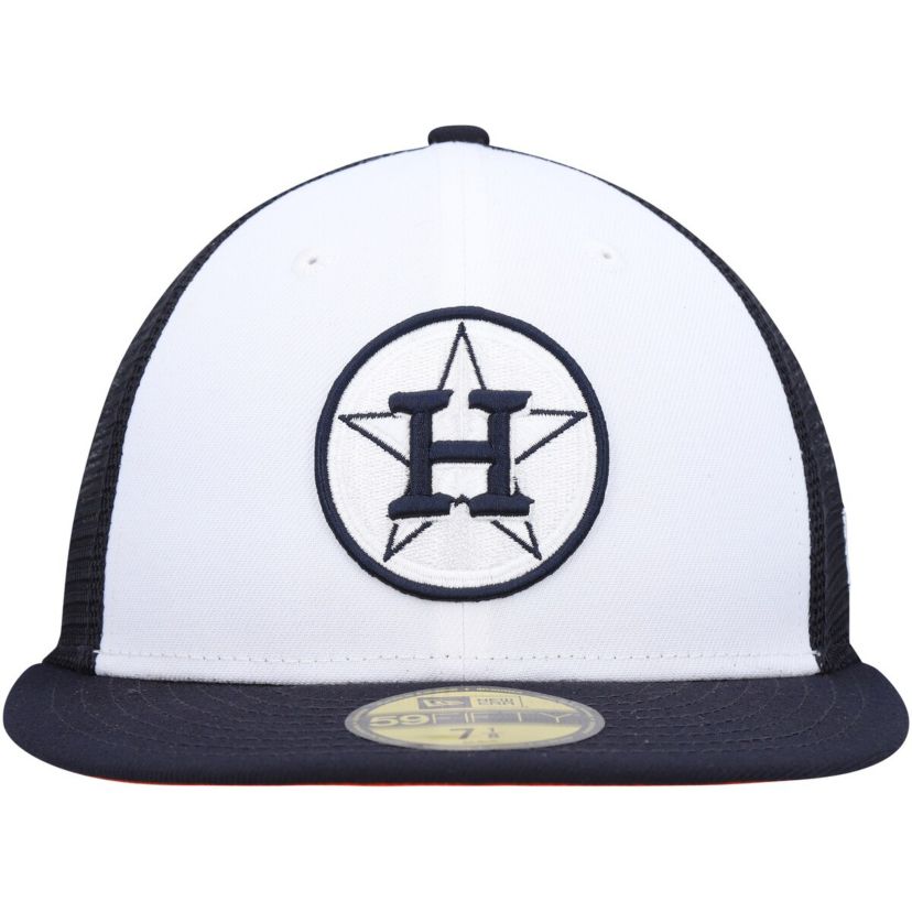 MLB White/Navy Houston Astros 2023 On-Field Batting Practice 59FIFTY Fitted Hat