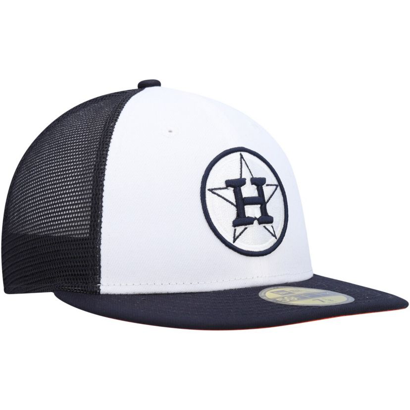 MLB White/Navy Houston Astros 2023 On-Field Batting Practice 59FIFTY Fitted Hat