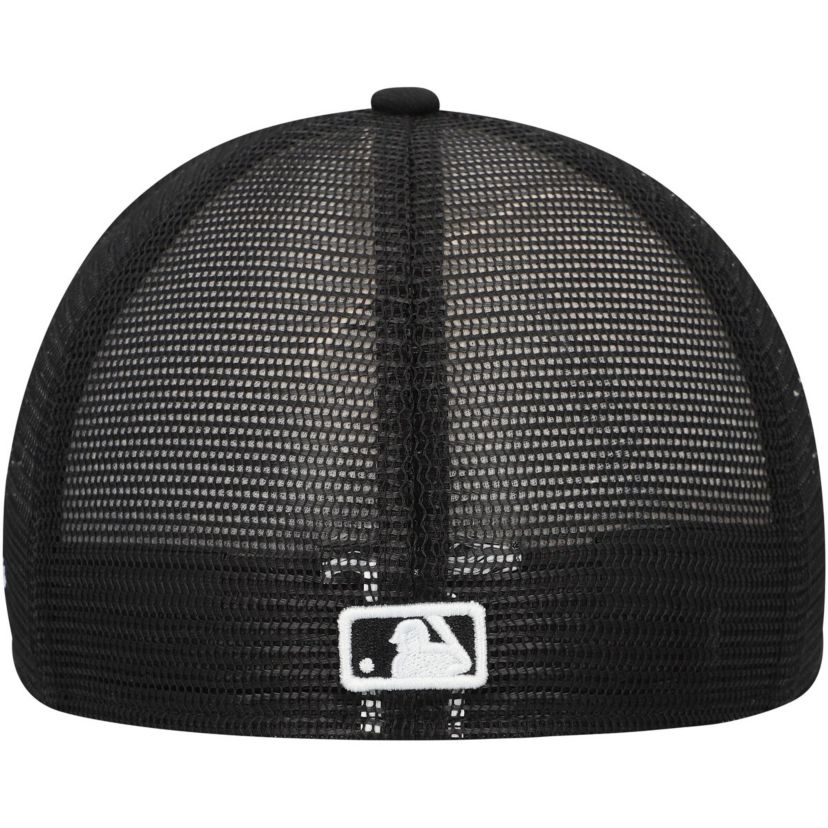 MLB White/Black Miami Marlins 2023 On-Field Batting Practice 59FIFTY Fitted Hat