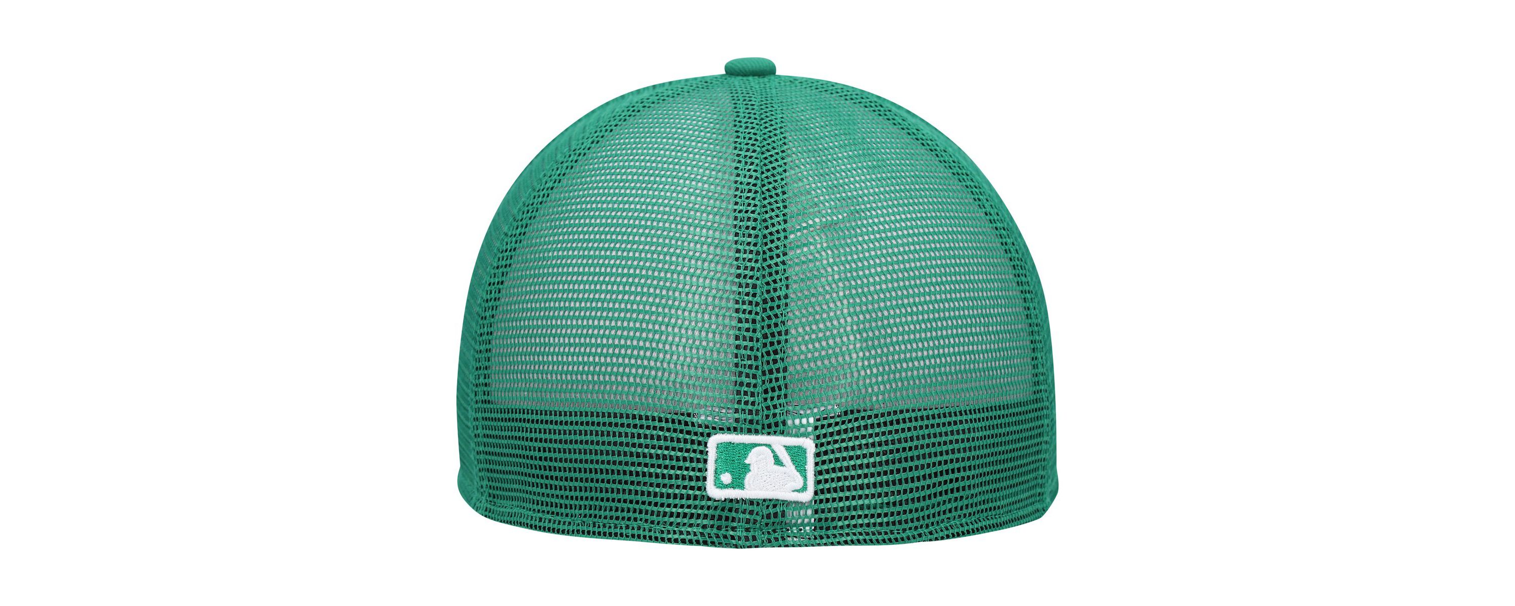 Oakland Athletics MLB White/Green Athletics 2023 On-Field Batting Practice 59FIFTY Fitted Hat