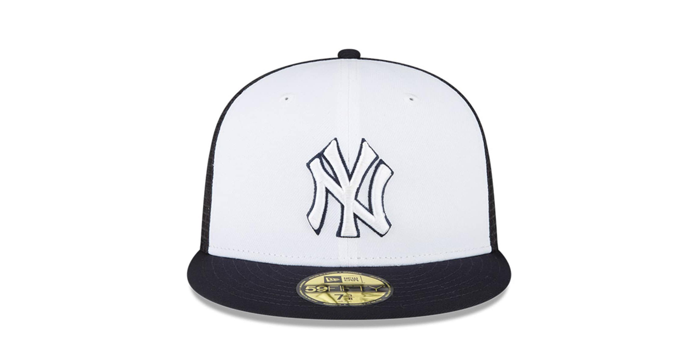 MLB White/Navy New York Yankees 2023 On-Field Batting Practice 59FIFTY Fitted Hat