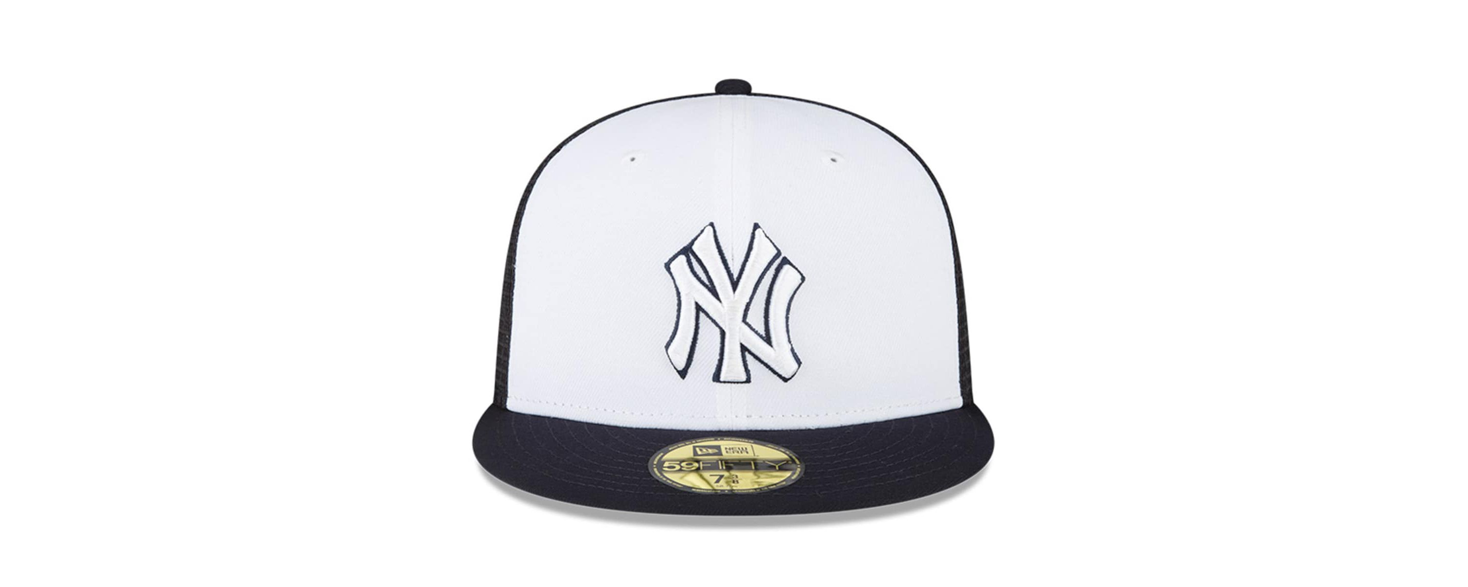 MLB White/Navy New York Yankees 2023 On-Field Batting Practice 59FIFTY Fitted Hat