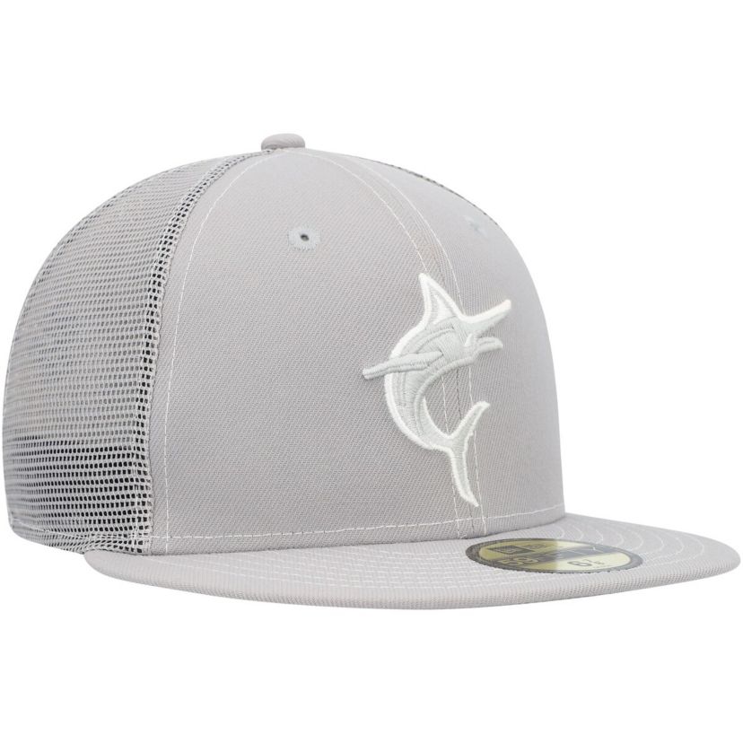MLB Miami Marlins 2023 On-Field Batting Practice 59FIFTY Fitted Hat