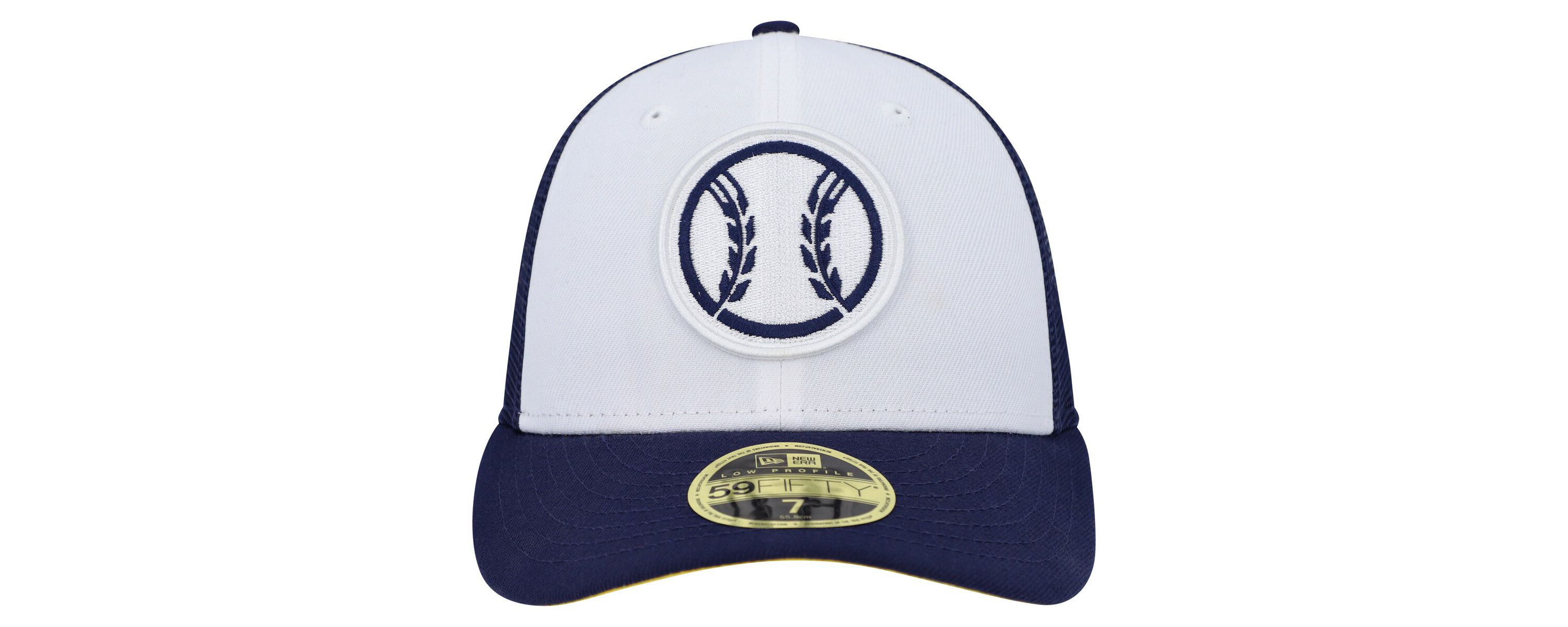 MLB White/Navy Milwaukee Brewers 2023 On-Field Batting Practice Low 59FIFTY Fitted Hat