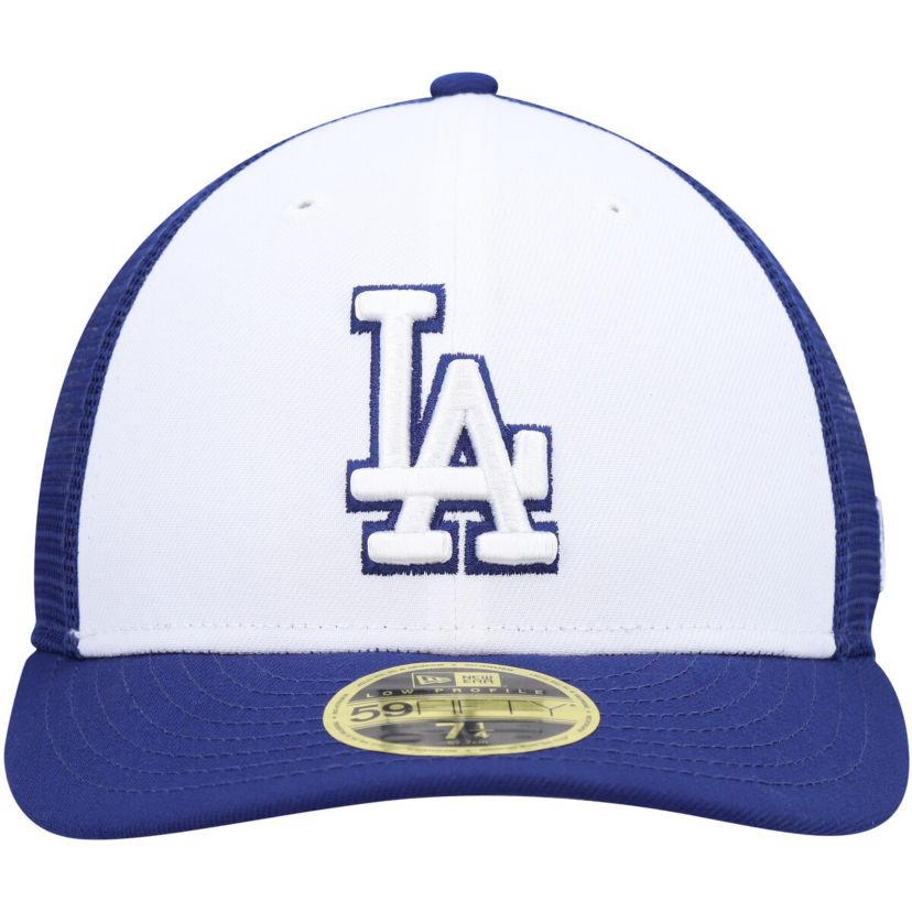 MLB Royal/White Los Angeles Dodgers 2023 On-Field Batting Practice Low 59FIFTY Fitted Hat