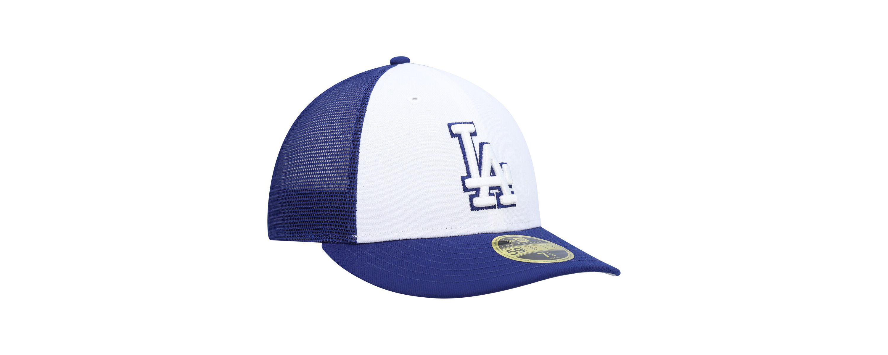 MLB Royal/White Los Angeles Dodgers 2023 On-Field Batting Practice Low 59FIFTY Fitted Hat