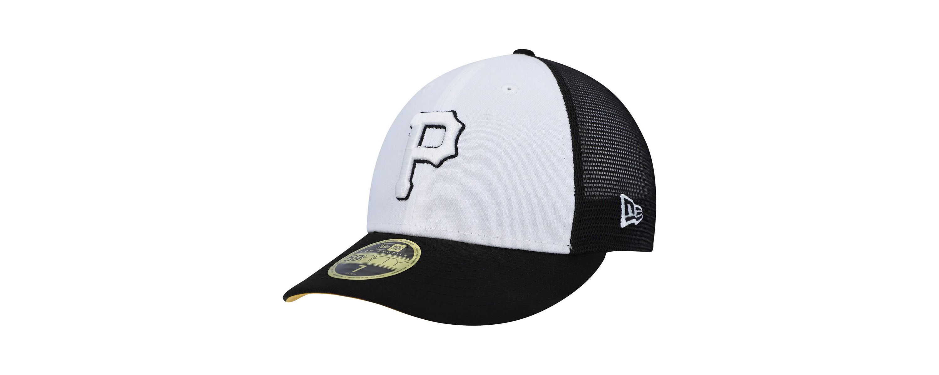 MLB White/Black Pittsburgh Pirates 2023 On-Field Batting Practice Low 59FIFTY Fitted Hat