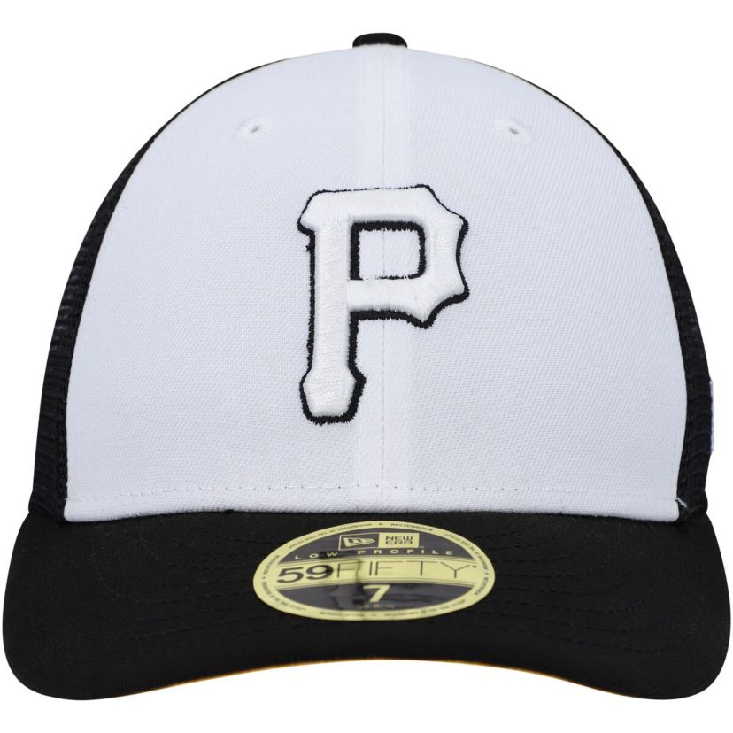 MLB White/Black Pittsburgh Pirates 2023 On-Field Batting Practice Low 59FIFTY Fitted Hat