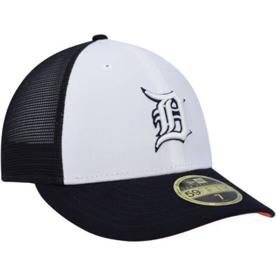 MLB White/Navy Detroit Tigers 2023 On-Field Batting Practice Low 59FIFTY Fitted Hat