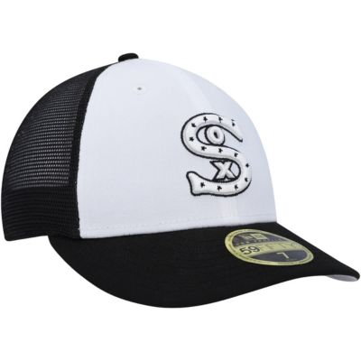 Chicago White Sox MLB White/Black 2023 On-Field Batting Practice Low 59FIFTY Fitted Hat