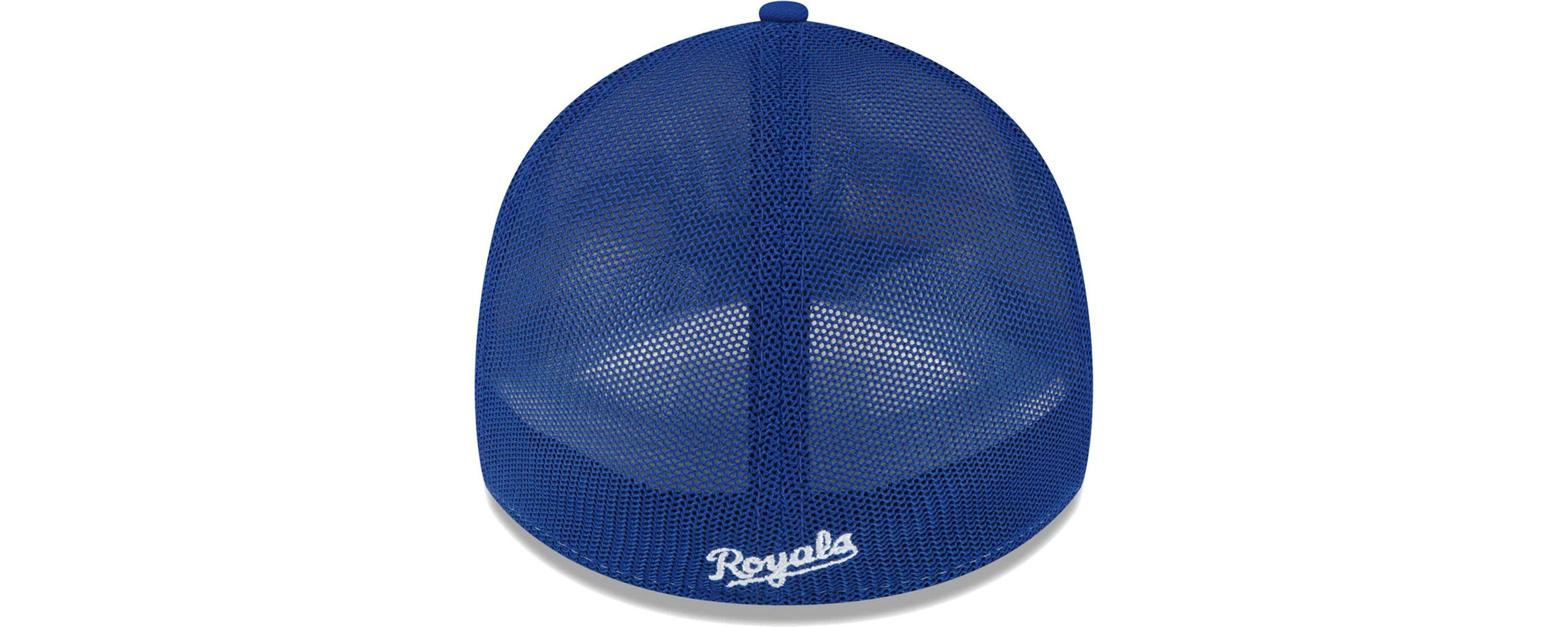 MLB Royal/White Kansas City Royals 2023 On-Field Batting Practice 39THIRTY Flex Hat