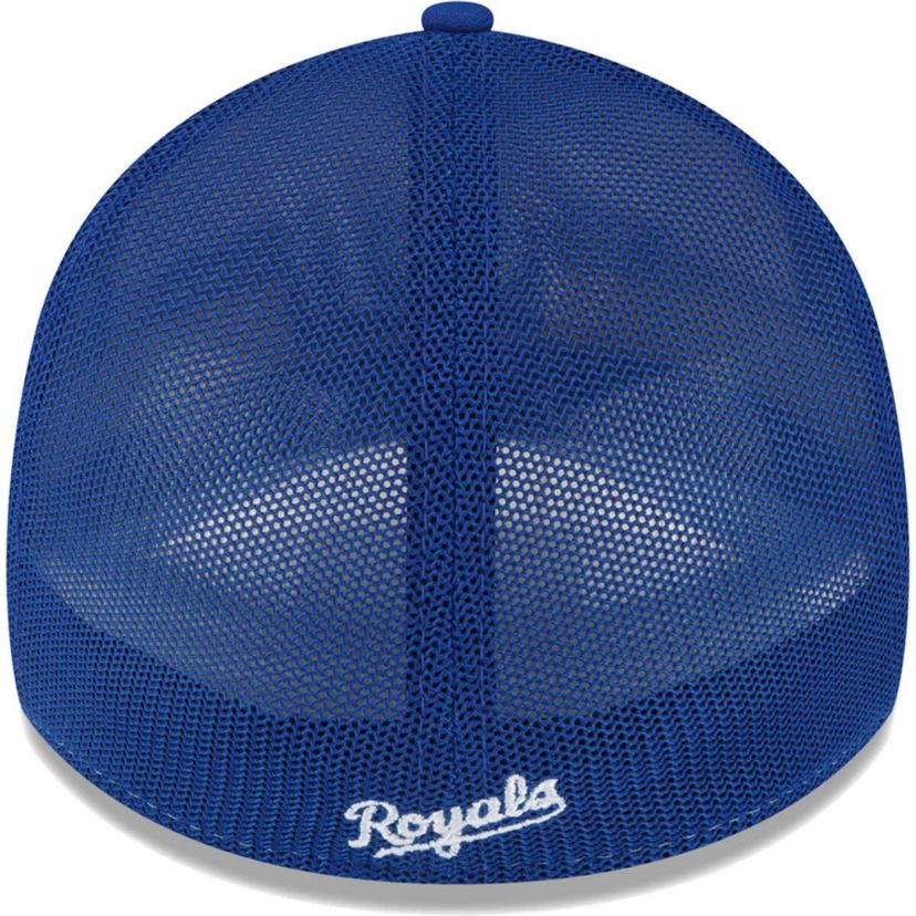 MLB Royal/White Kansas City Royals 2023 On-Field Batting Practice 39THIRTY Flex Hat