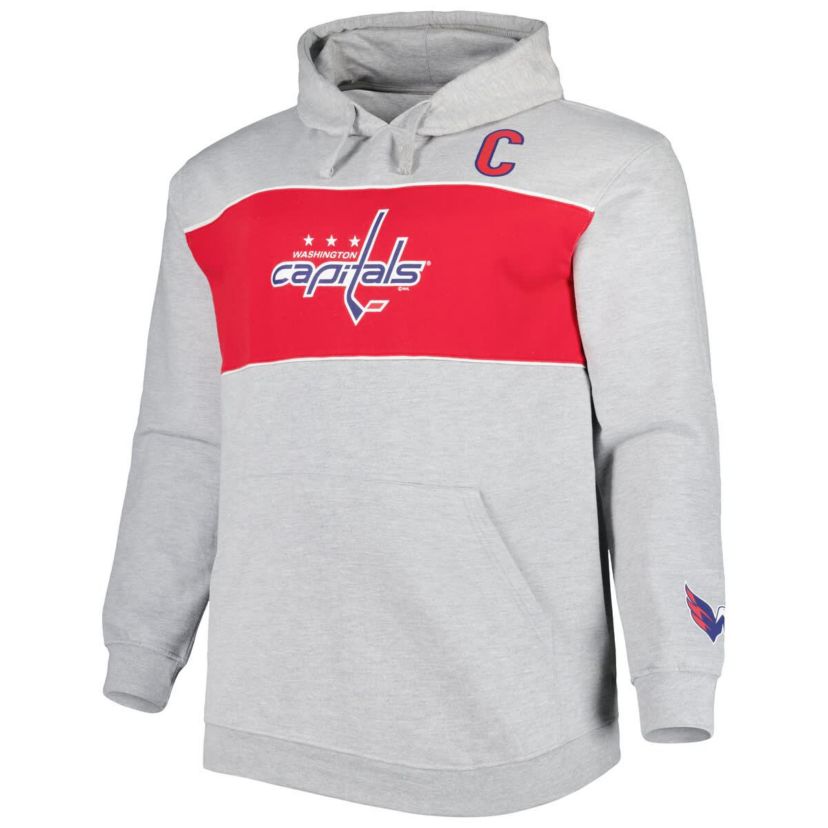 NHL Alexander Ovechkin Washington Capitals Big & Tall Player Pullover Hoodie