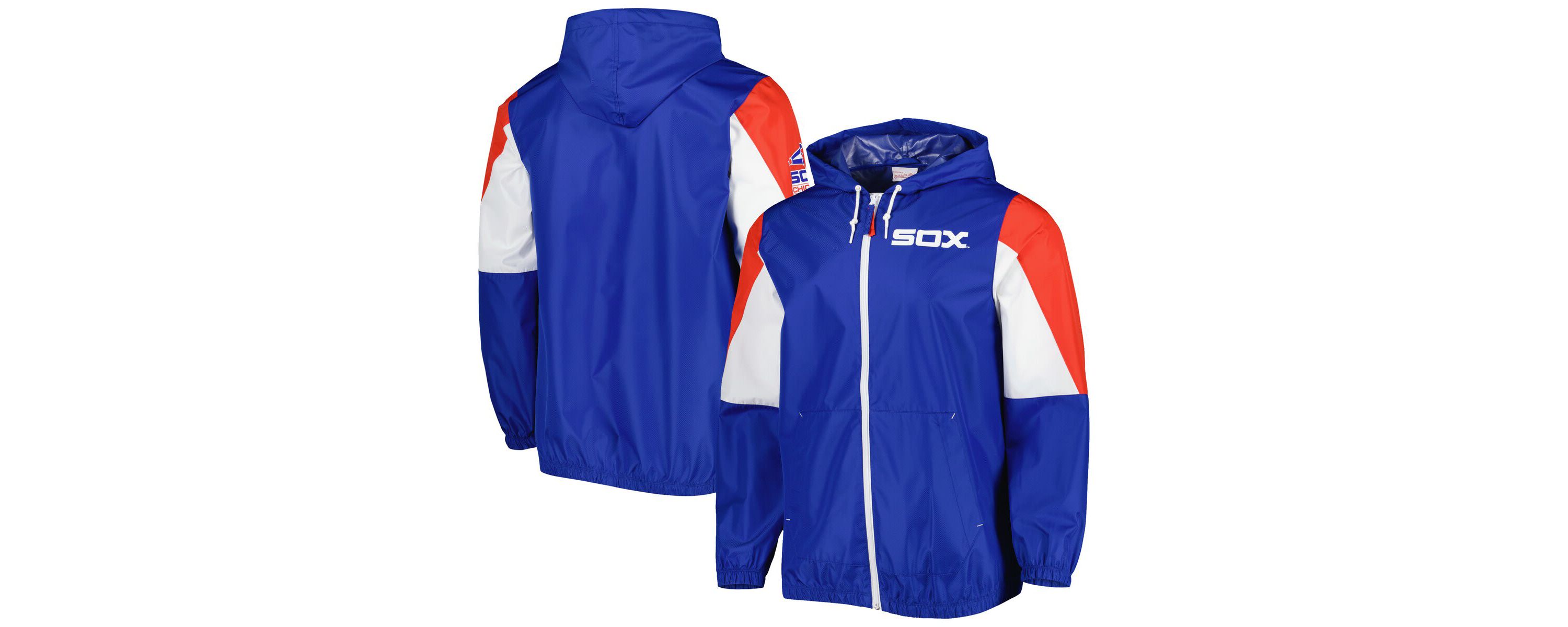Chicago White Sox MLB Chicago Sox Throw It Back Full-Zip Windbreaker Jacket